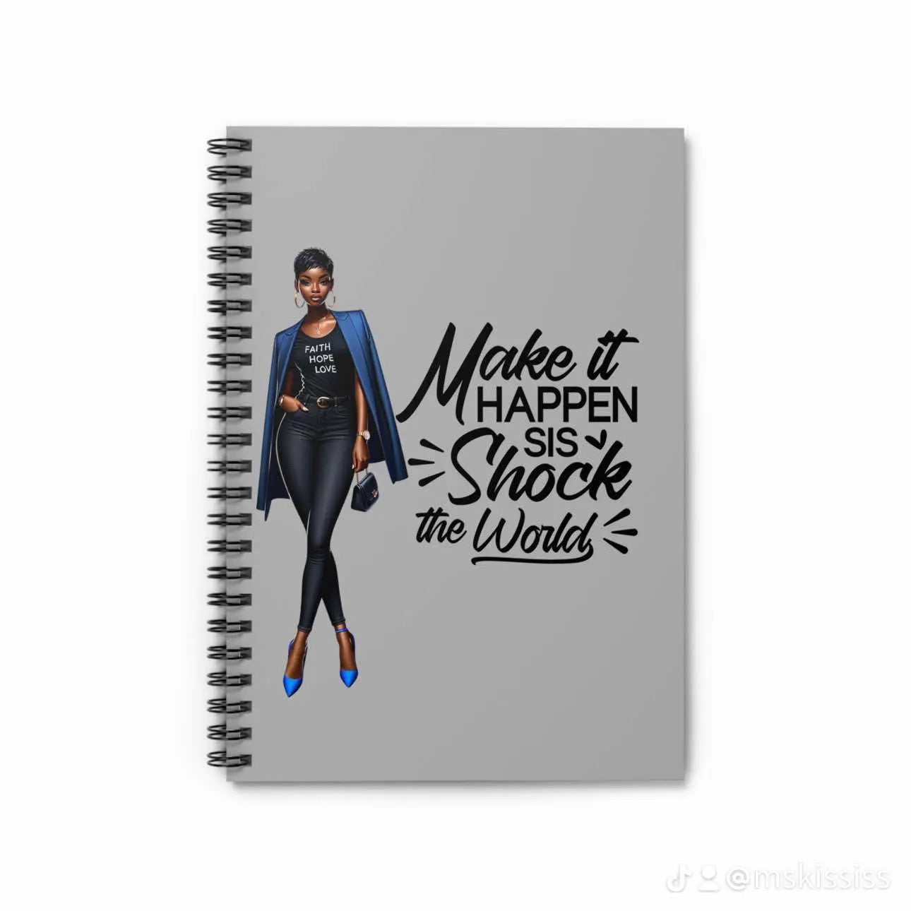 Empower Your Every Day with This Spiral Notebook - Ruled Line