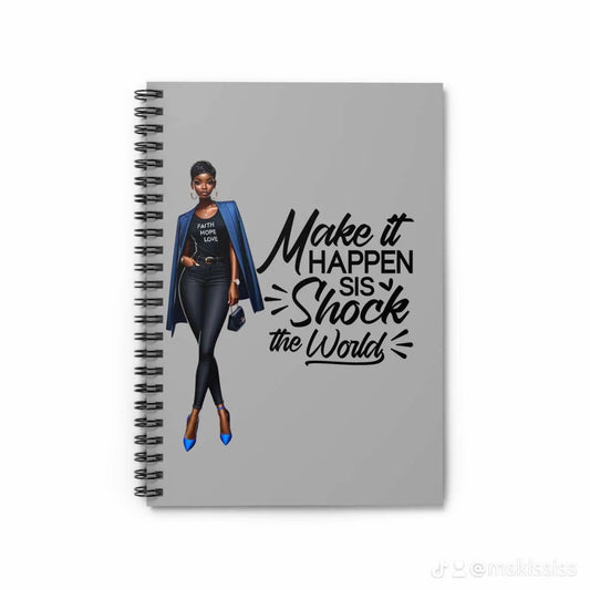 Empower Your Every Day with This Spiral Notebook - Ruled Line