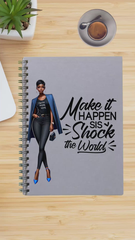 Empower Your Every Day with This Spiral Notebook - Ruled Line